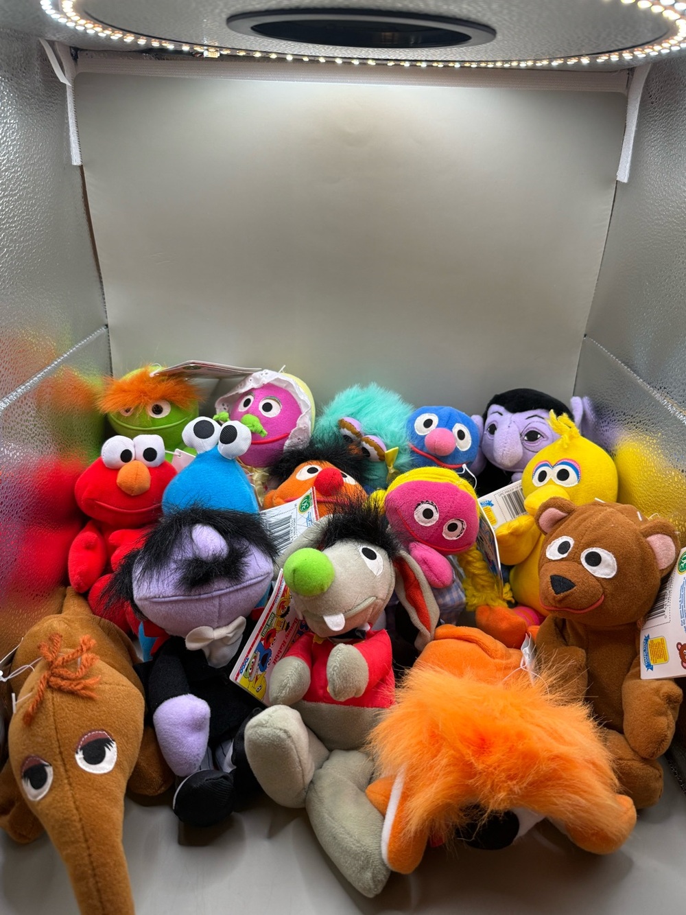 Vintage Tyco Sesame Street Beans Character Lot of 15 NWT
